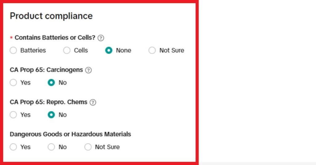 Product compliance optimization