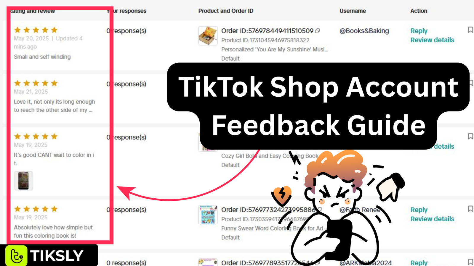 TikTok Shop Negative Feedback