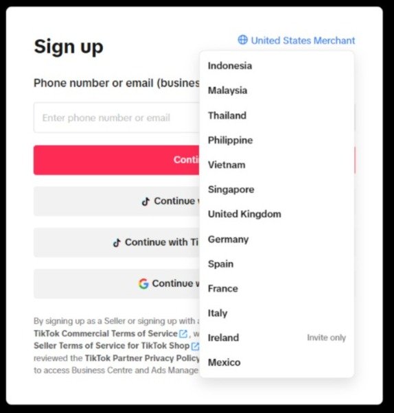 TikTok shop all across the globe
