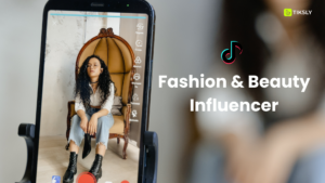 Fashion and beauty influencer
