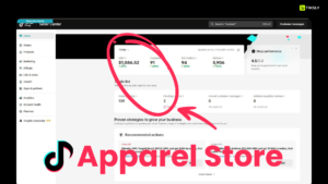 Tiktok shop apparel store