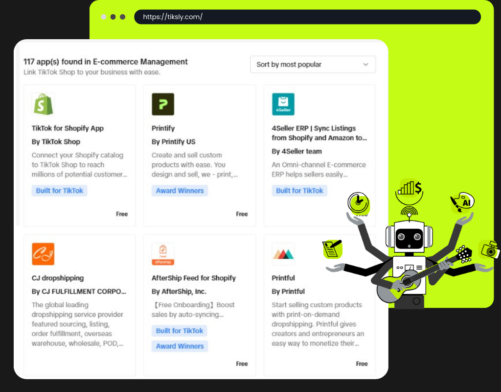 Tiktok shop automation services