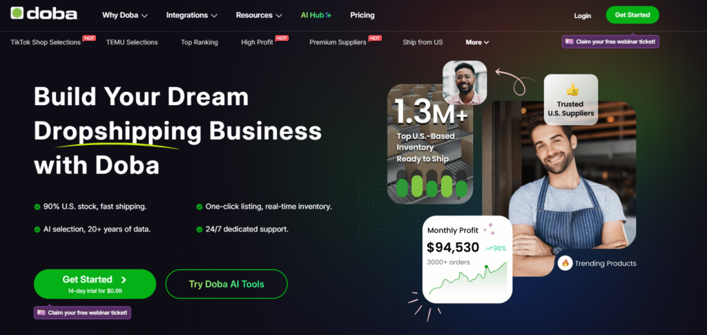 doba dropshipping
