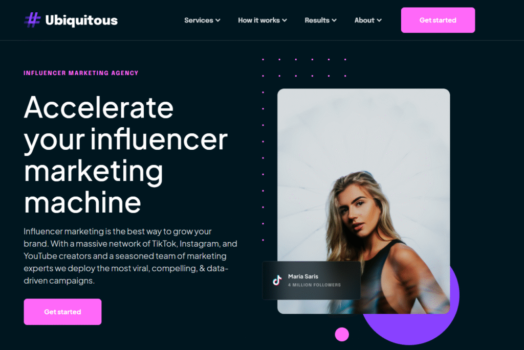 ubiquitous tiktok agency