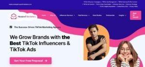 House of marketers TikTok Marketing Agency TikTok Ad Agency