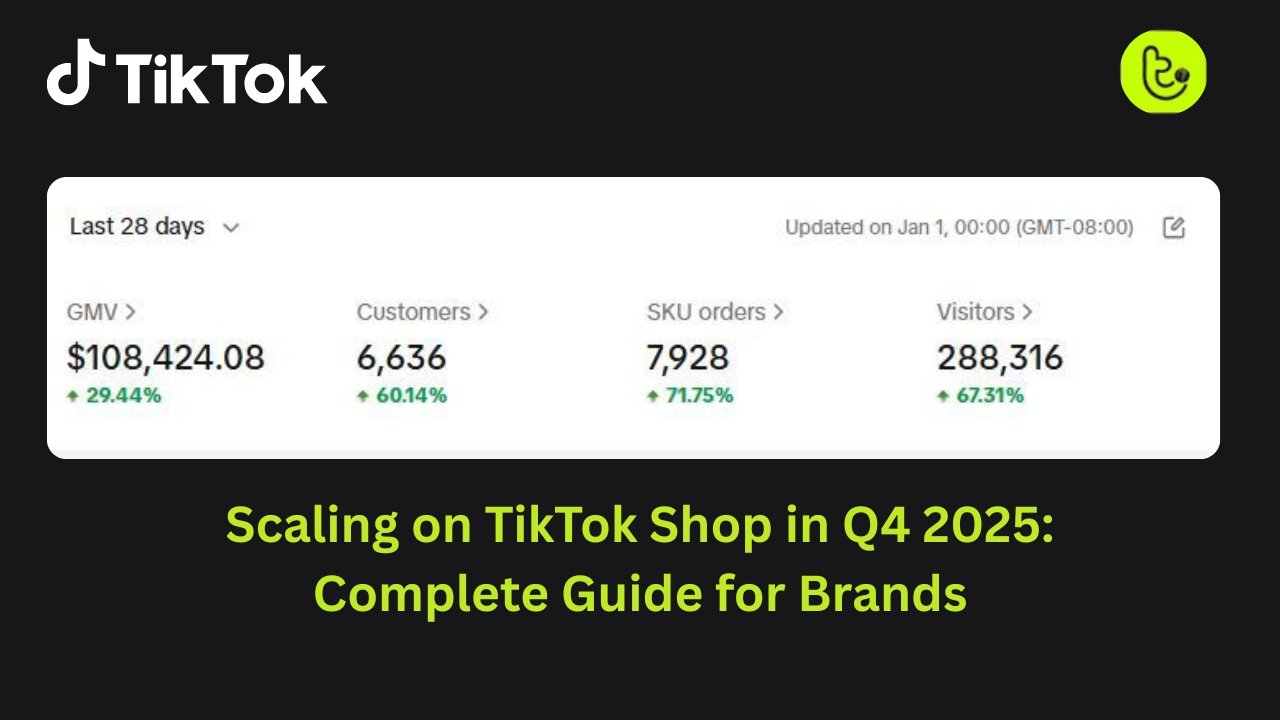 Scaling on TikTok Shop in Q4 2025: Complete Guide for Brands