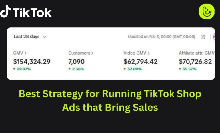 Best Strategy for Running TikTok Shop Ads that Bring Sales