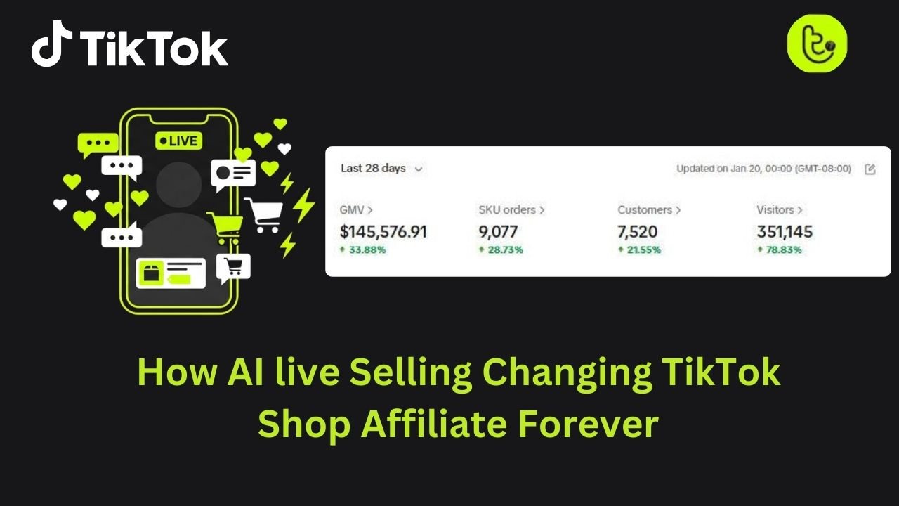 How AI live Selling Changing TikTok Shop Affiliate Forever