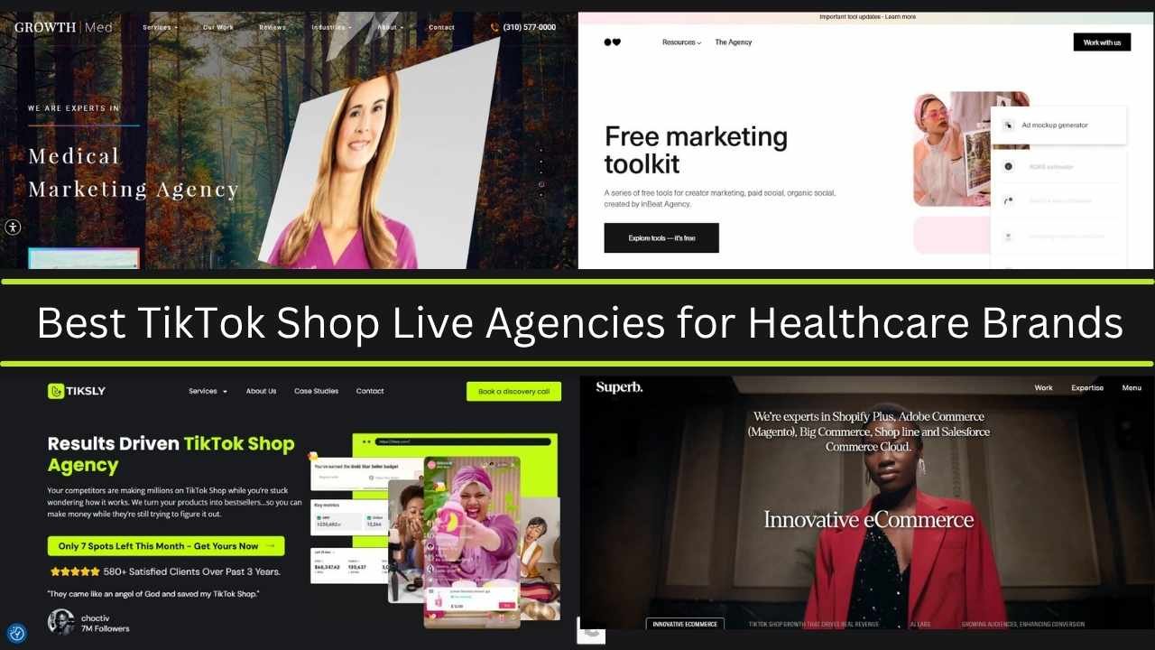 Best TikTok Shop Live Agencies for Healthcare Brands