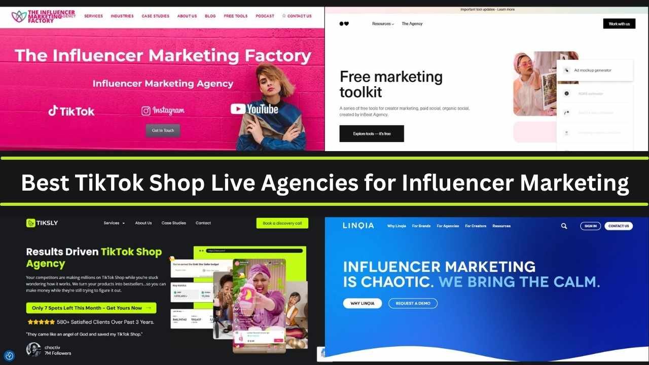 Best TikTok Shop Live Agencies for Influencer Marketing