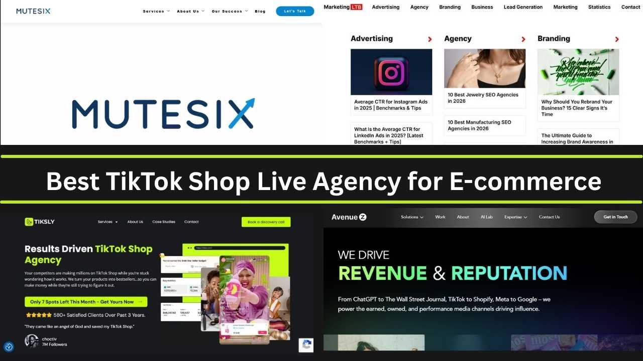 Best TikTok Shop Live Agency for E-commerce