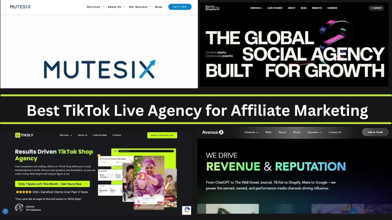 Best Tiktok Live Agency for Affiliate Marketing