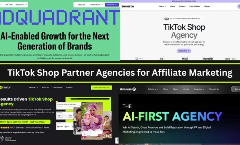 Best TikTok Shop Partner Agencies for Affiliate Marketing Guide