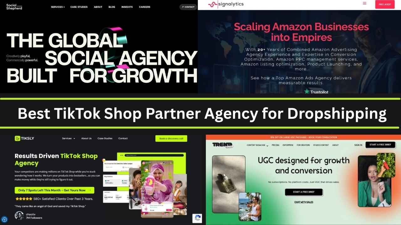 Best TikTok Shop Partner Agency for Dropshipping