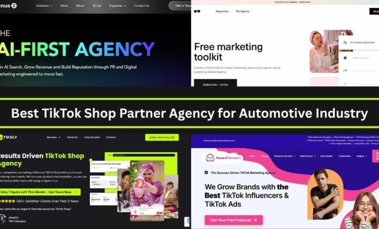 Best TikTok Shop Partner Agency for Automotive Industry