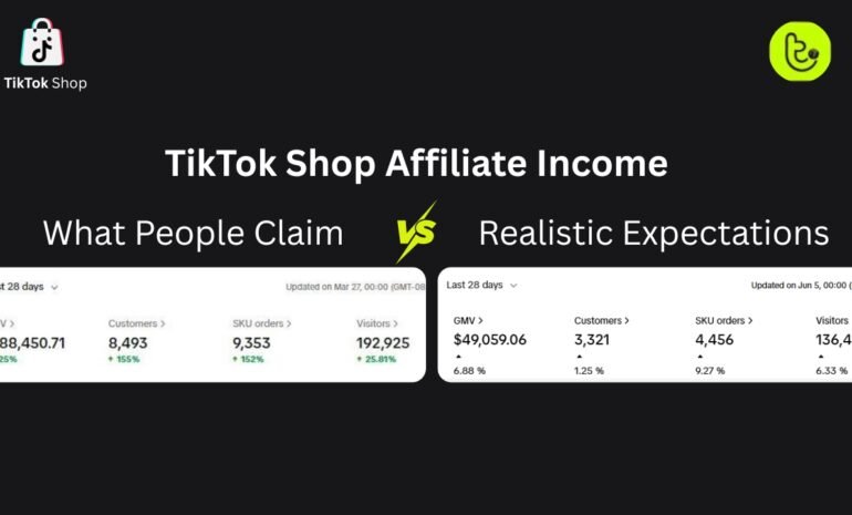 TikTok Shop Affiliate Income Realistic Expectations vs What People Claim