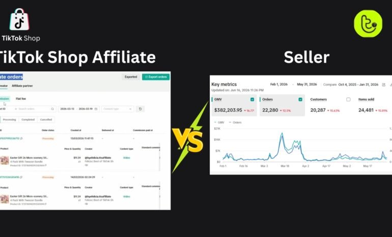 TikTok Shop Affiliate vs Seller Which One Should You Start