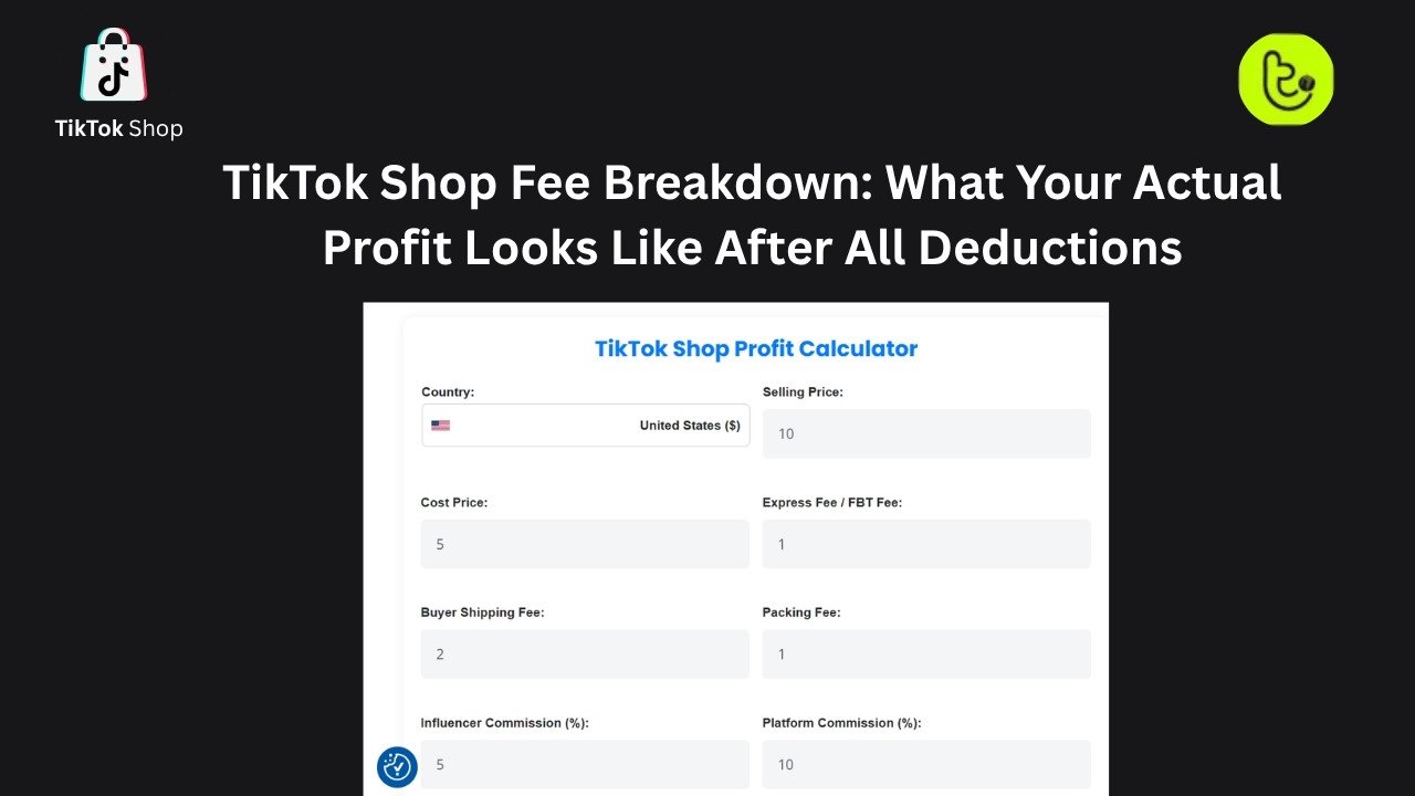 TikTok Shop Fee Breakdown: What Your Actual Profit Looks Like After All Deductions