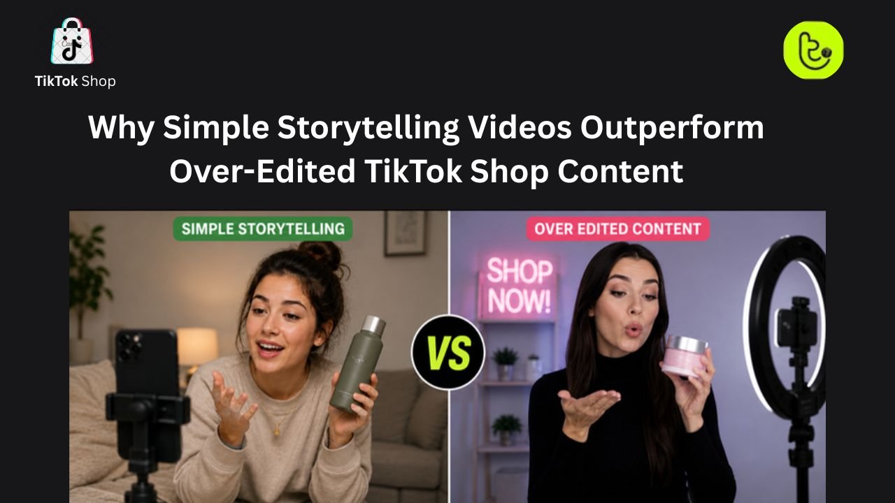 Why Simple Storytelling Videos Outperform Over Edited TikTok Shop Content
