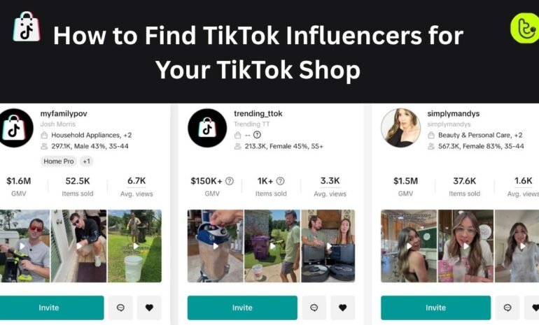 How to Find TikTok Influencers for Your TikTok Shop