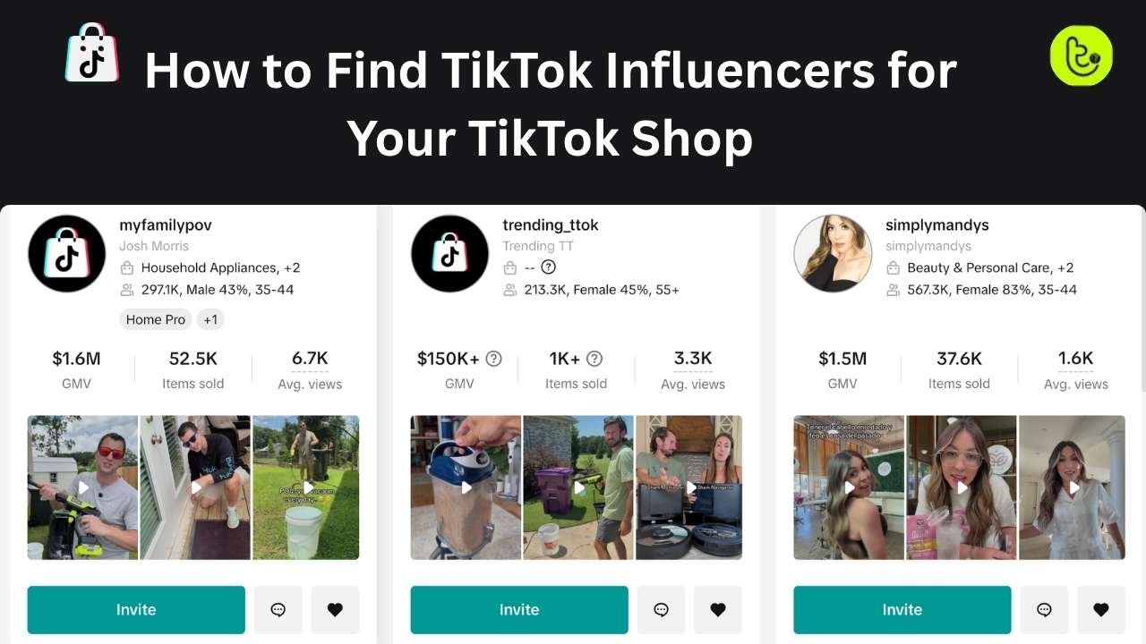 How to Find TikTok Influencers for Your TikTok Shop