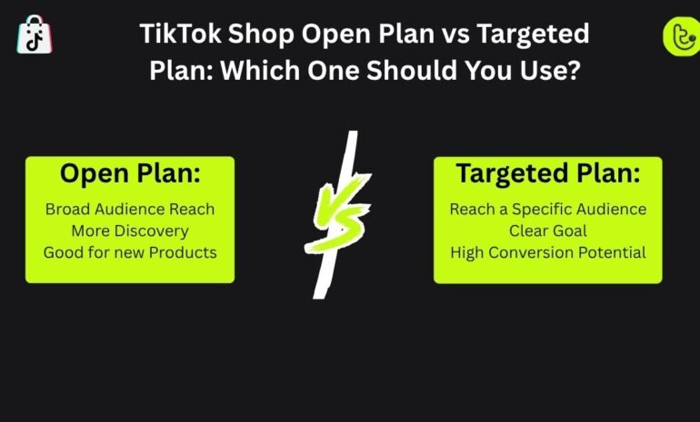 TikTok Shop Open Plan vs Targeted Plan Which One Should You Use