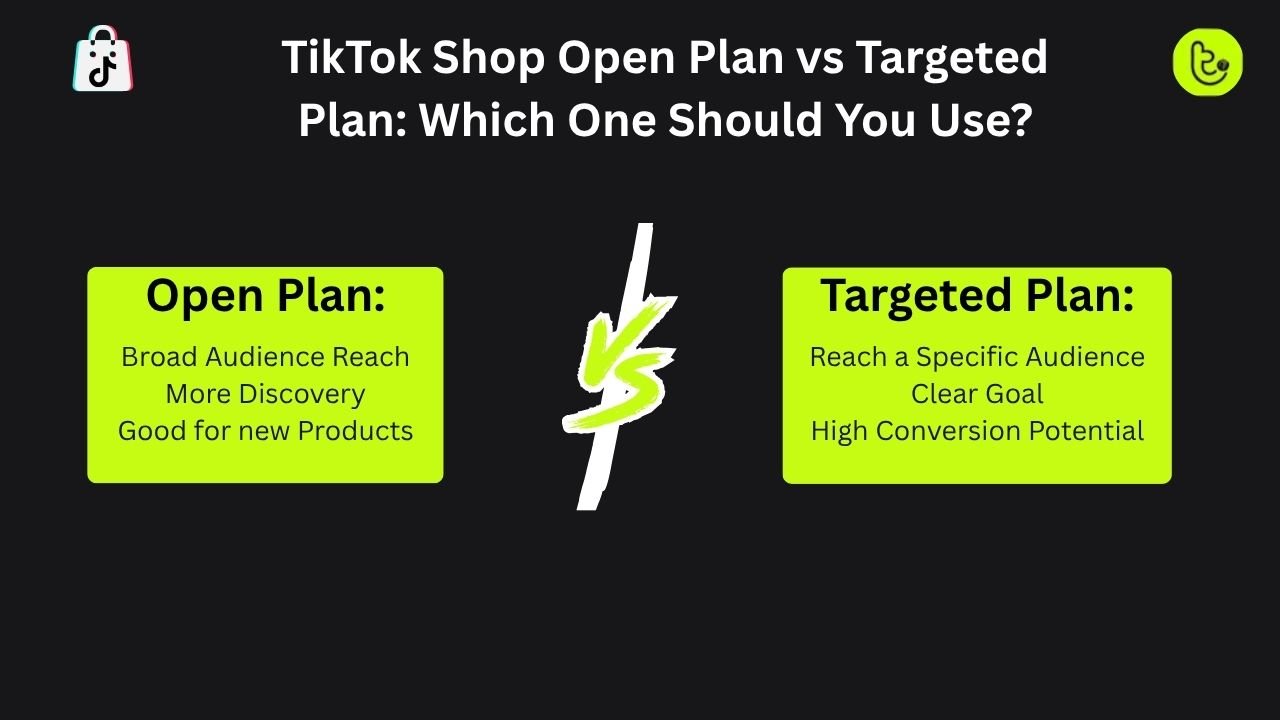 TikTok Shop Open Plan vs Targeted Plan Which One Should You Use